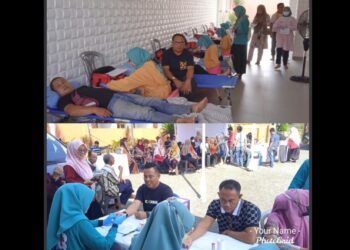 Ratusan Masyarakat Donor Darah, Aprozi Alam : Setetes Darah Kita,  Sejuta Harap Bagi Mereka Yang Membutuhkan