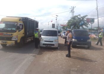 Dua Hari Operasi Patuh, Polres Pringsewu Telah Tindak 115 Pelanggar Lalu Lintas