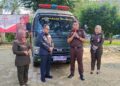 Bukti Sinergisitas Pemkab Mesuji Hibahkan Mobil Tahanan Ke Kejari Mesuji