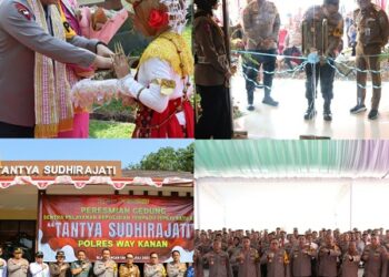 Kapolda Lampung Resmikan Gedung SPKT Satu Atap