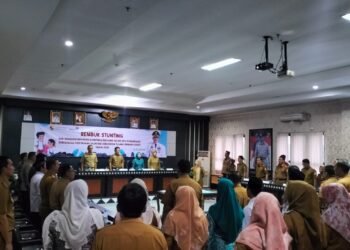 Rembuk Stunting, Pj.Bupati Tubaba Tegaskan Jangan Lempar Tanggung Jawab