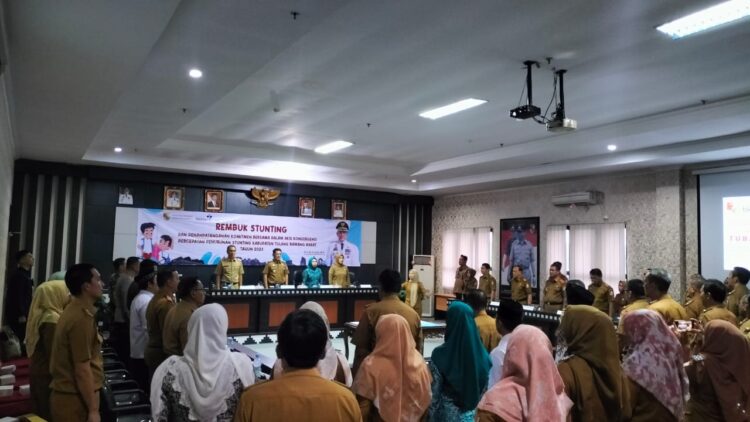Rembuk Stunting, Pj.Bupati Tubaba Tegaskan Jangan Lempar Tanggung Jawab