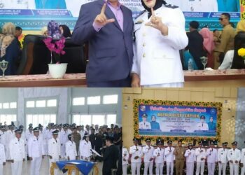 Dua Bupati dan Wakil Bupati Beri Ucapan Atas Pelantikan Kades Bumi Raya Yuyun Yuniarsih