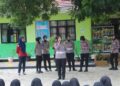 Polwan Polres Lambar Go To School Di MTSN1 Lambar
