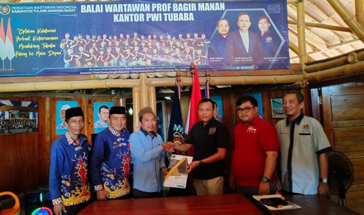 Tingkatkan Kualitas Pendidikan Insan Pers, PWI Tubaba Jalin MoU Dengan STES Tunas Palapa
