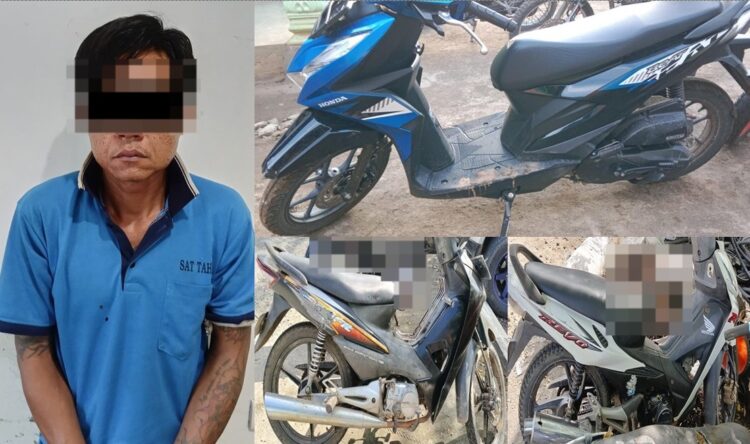 Polisi Ringkus Pelaku Penipuan dan Penggelapan Sepeda Motor Curat di Tiga TKP Berbeda