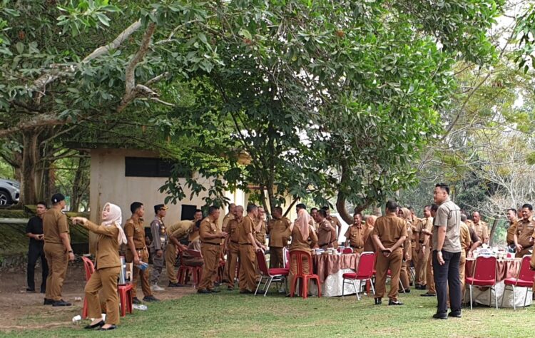 Halal Bihalal, PJ Bupati Enggan Berikan Komentar