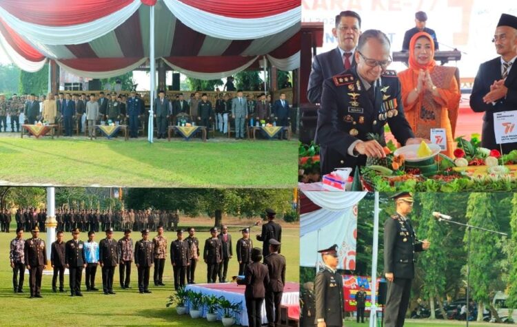 Polres Tubaba Gelar Upacara HUT Bhayangkara Ke 77, Komitmen Tingkatkan Profesionalisme