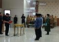 Wakili Pj Bupati Mesuji, Sekda Lantik 58 Pejabat Administrator, Pengawas dan Fungsional