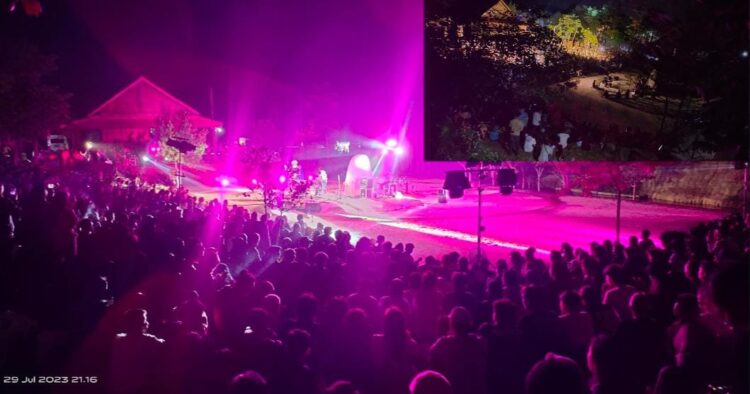 Semarak Malam Puncak Tubaba Art Festival 7, Ribuan Pengunjung Padati Uluan Nughik