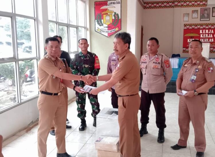 Menjelang Pilkades Serentak, DPMD Salurkan Logistik Di 91 Desa Di Lampura
