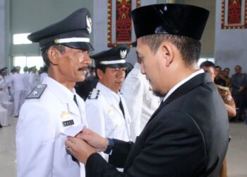 Lantik 91 Kades Terpilih, Ini Pesan Wabup Lampura