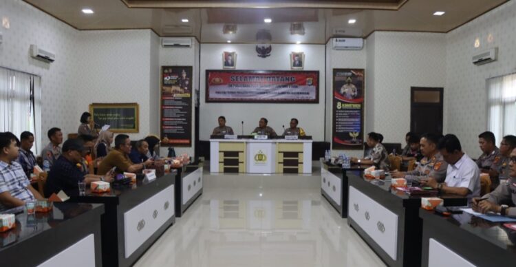 Tim Puslitbang Polri Gelar Penelitian Di Polres Lampung Utara