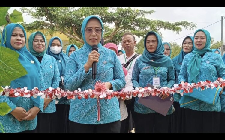 Pori Karlia Sulpakar Buka Kegiatan Sosialisasi Pekarangan Pangan Lestari Hatinya PKK
