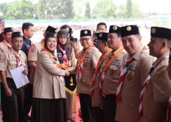 Sulpakar Diganjar Penghargaan Ini Saat Apel Besar Hari Pramuka Ke 62