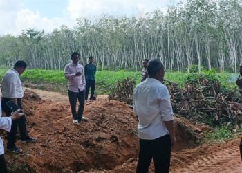 Dibangun Dengan DD, Gorong-gorong Desa Sumber Rejo Ini Dibongkar PT PAL Tanpa Izin