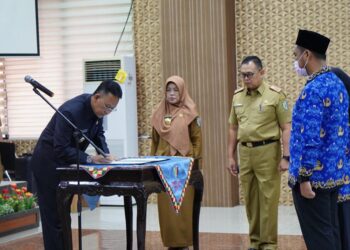 Pj.Bupati Pringsewu Lantik 89 Pejabat Fungsional