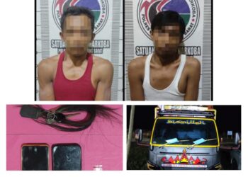 Sembunyikan Sabu-Sabu di Mobil, Sopir dan Kernet Truk Diamankan Polres Tuba Barat
