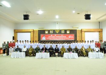 Pj .Bupati Tubaba Resmi Kukuhkan Paskibraka 2023