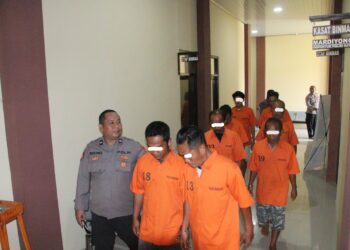 Grebek Arena Judi Koprok di Pringsewu, Polisi Tangkap Delapan Pelaku