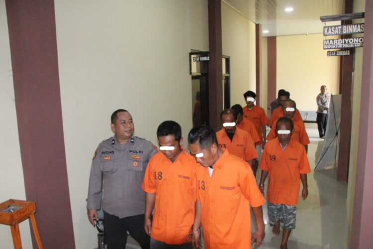 Grebek Arena Judi Koprok di Pringsewu, Polisi Tangkap Delapan Pelaku