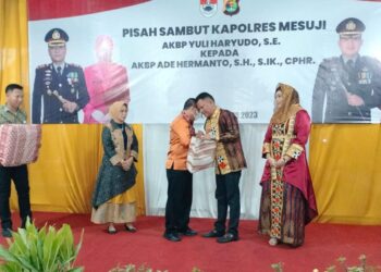 Forkopimda Pemkab Mesuji, Gelar Pisah Sambut Kapolres Mesuji