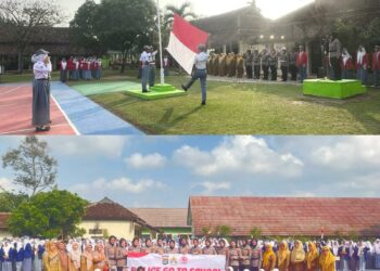 Polwan Polres Way Kanan Gelar Police Goes To School