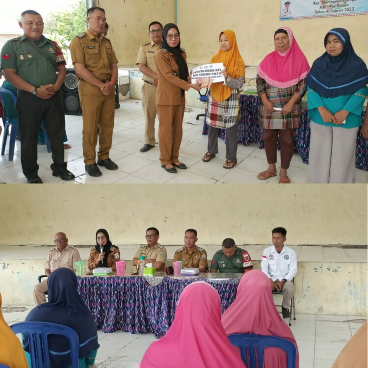 Kakampung Tanjung Raja Sakti Salurkan BLT Triulan Ke-2