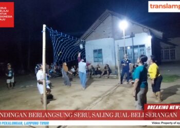 Voli Ibu-Ibu Dusun II Desa Jojog Berlangsung Seru, RT 08 Taklukan RT 011