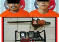 Polsek Blambangan Umpu Ringkus Diduga 2 Pelaku Curi Mesin Pompa Air dan Gergaji