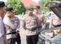 Apel Gelar Sarpras Polres Mesuji, Dalam Rangka Jelang Pilkades Serentak Kabupaten Mesuji 2023