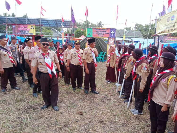 Peringati HUT ke 62 Pramuka, Pelajar se-RJU Gelar Kemah Bakti 2023