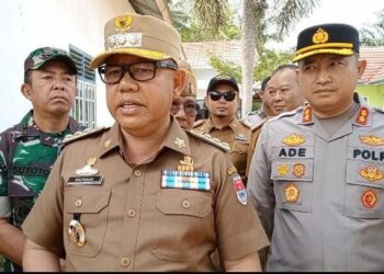 Didampingi Kapolres, Pj Bupati Mesuji Pantau Jalannya Pilkades Serentak