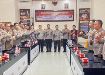 Waduh..Tim SOPS Mabes Polri Datangi Polres Lampung Utara