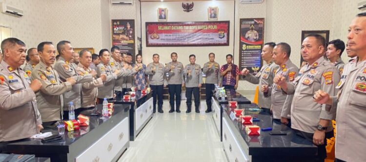 Waduh..Tim SOPS Mabes Polri Datangi Polres Lampung Utara