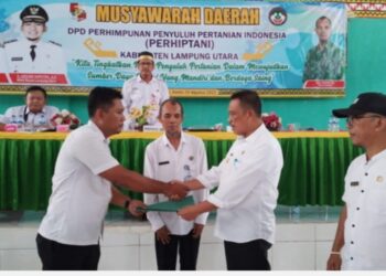 Terpilih Aklamasi, Sofiyan Pimpin Perhiptani Lampura Periode 2023 – 2028