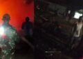Gudang Rongsok di Tiyuh Candra Kencana Ludes Terbakar