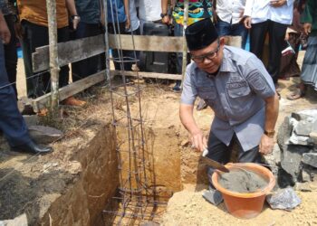 Ini Pesan Sulpakar Untuk Masyarakat, Usai Peletakan Batu Pertama Masjid Nurul Ikhsan