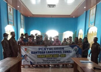 Tahun 2023 Pemerintah Tiyuh Margasari Salurkan BLT DD Untuk 22 KPM