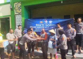 Ikhtiar Sosial Religi Satlantas Polres Pringsewu Sambut HUT Lantas Ke-68