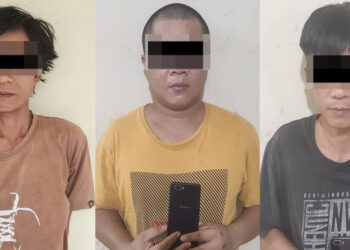 Polsek Negeri Besar Bekuk Satu Pelaku Curat dan Dua Pelaku Penadah HP