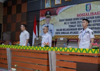 Pemkab Pringsewu Sosialisasikan SE Sekda No.12 Tahun 2023 & Aplikasi SIKOP