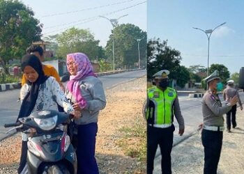 Tingkatkan Ketertiban, Satlantas Polres Tubaba Tilang Puluhan Pengendara