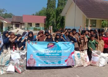 Pemkab Mesuji Gelar World Cleanup Day 2023, Gotong Royong Bersihkan Sampah Serentak