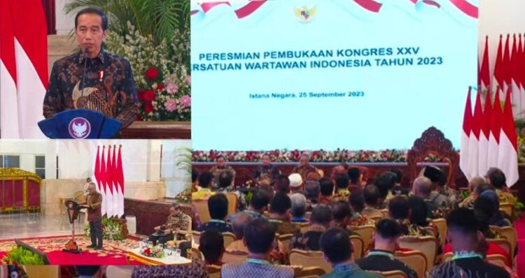 Presiden RI Buka Kongres PWI ke XXV, Peran Besar Pers dan Tantangan Dunia Digital