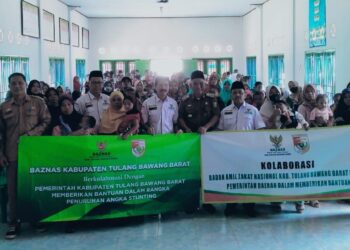 Baznas Tubaba Beri Bantuan 723 Anak Penderita Stunting dan 103 Lansia