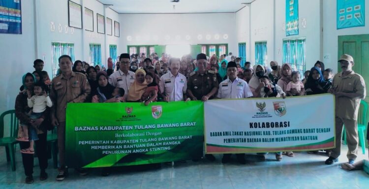 Baznas Tubaba Beri Bantuan 723 Anak Penderita Stunting dan 103 Lansia