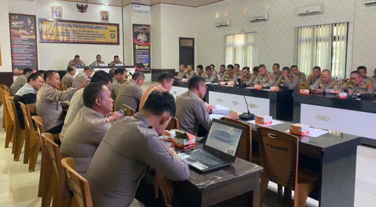 OPS Zebra Krakatau, Tanggal 4 – 17 September 2023, Polres Lampura gelar Latpra OPS.