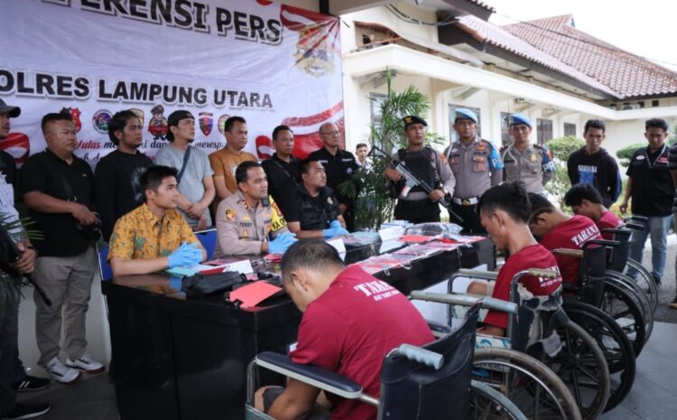 Kawanan Perampok Di Lampura Dilumpuhkan Polisi