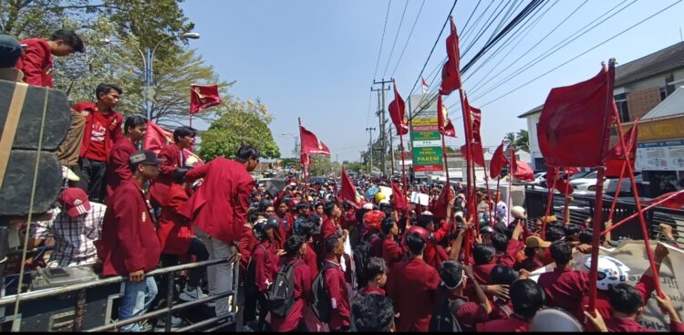 Perduli Pulau Rempang, Mahasiswa IMM Lampura Gelar Aksi Damai